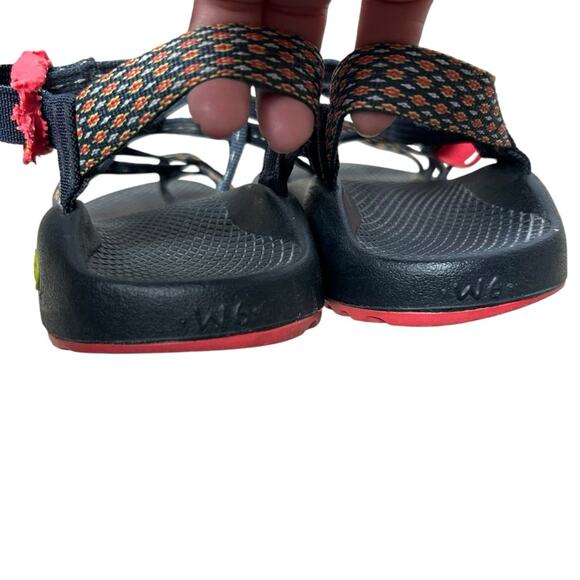 Chaco ZX/2 Black Yellow & Pink Sport Sandals Size 6 - Picture 6 of 7